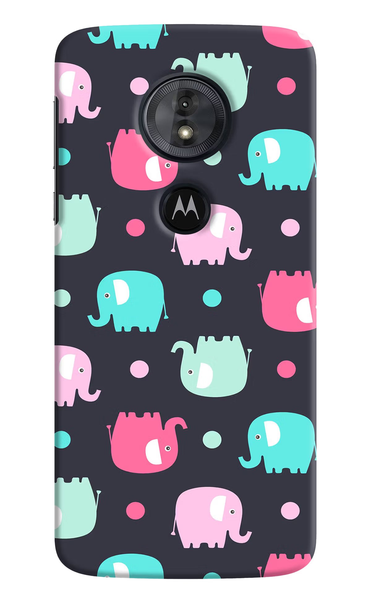 Elephants Moto G6 Play Hard Case Back Cover by Casekaro