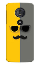 Sunglasses with Mustache Moto G6 Play Hard Case Back Cover by Casekaro
