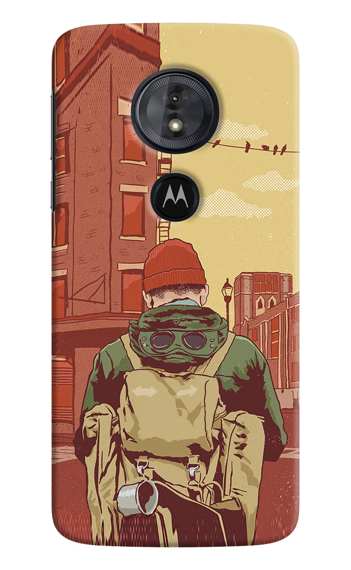 Adventurous Moto G6 Play Hard Case Back Cover by Casekaro