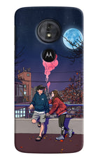 Chilling Couple Moto G6 Play Hard Case Back Cover by Casekaro