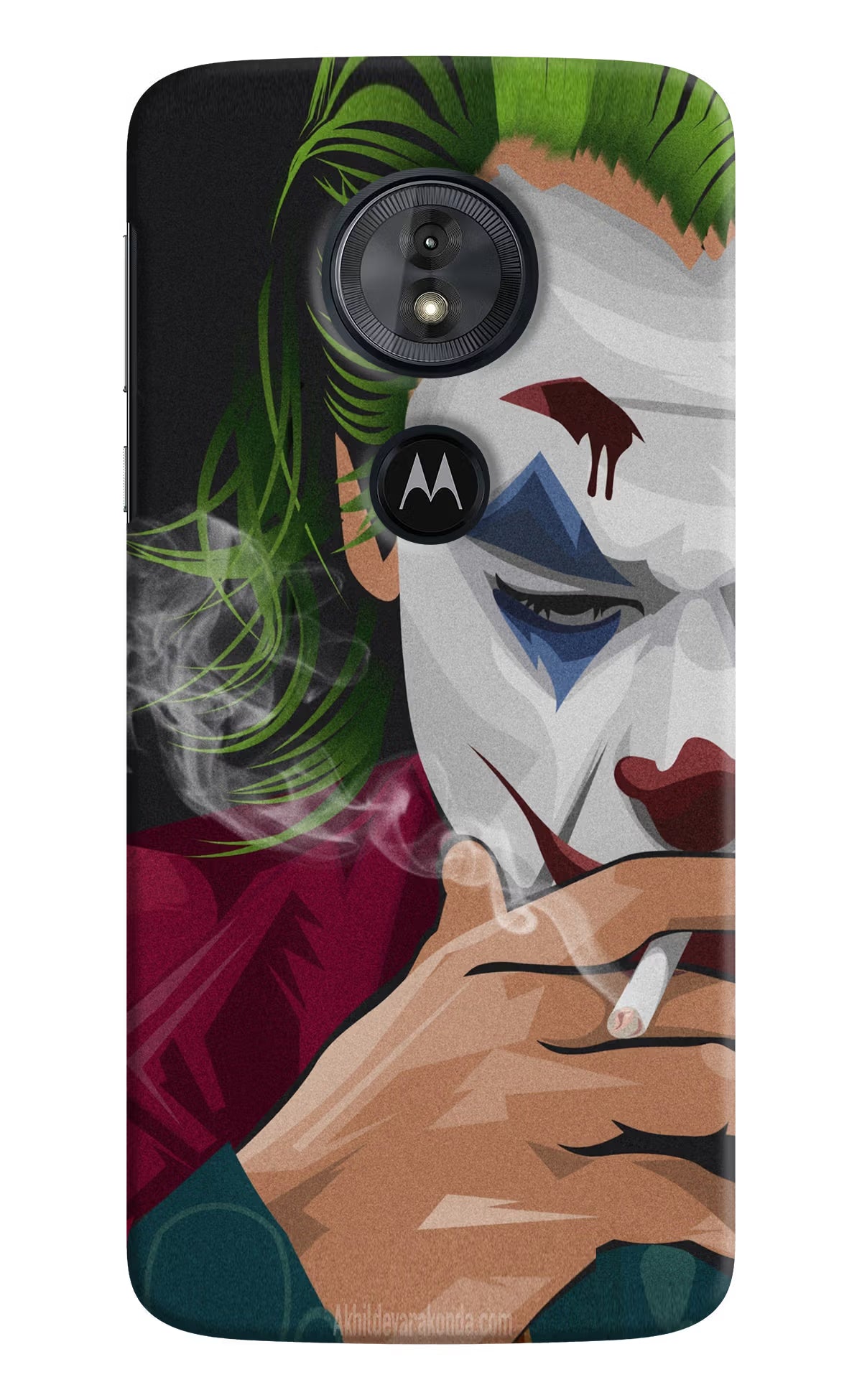 Joker Smoking Moto G6 Play Hard Case Back Cover by Casekaro