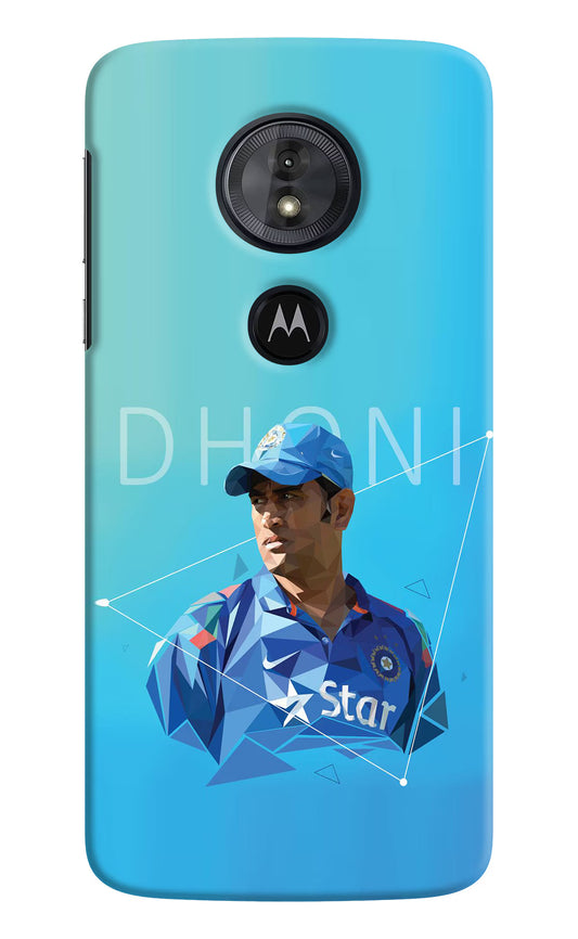 Dhoni Artwork Moto G6 Play Hard Case Back Cover by Casekaro