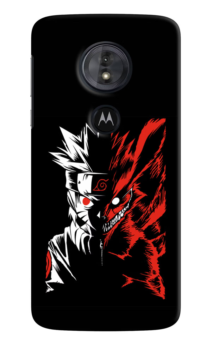 Naruto Two Face Moto G6 Play Back Cover, Hard case