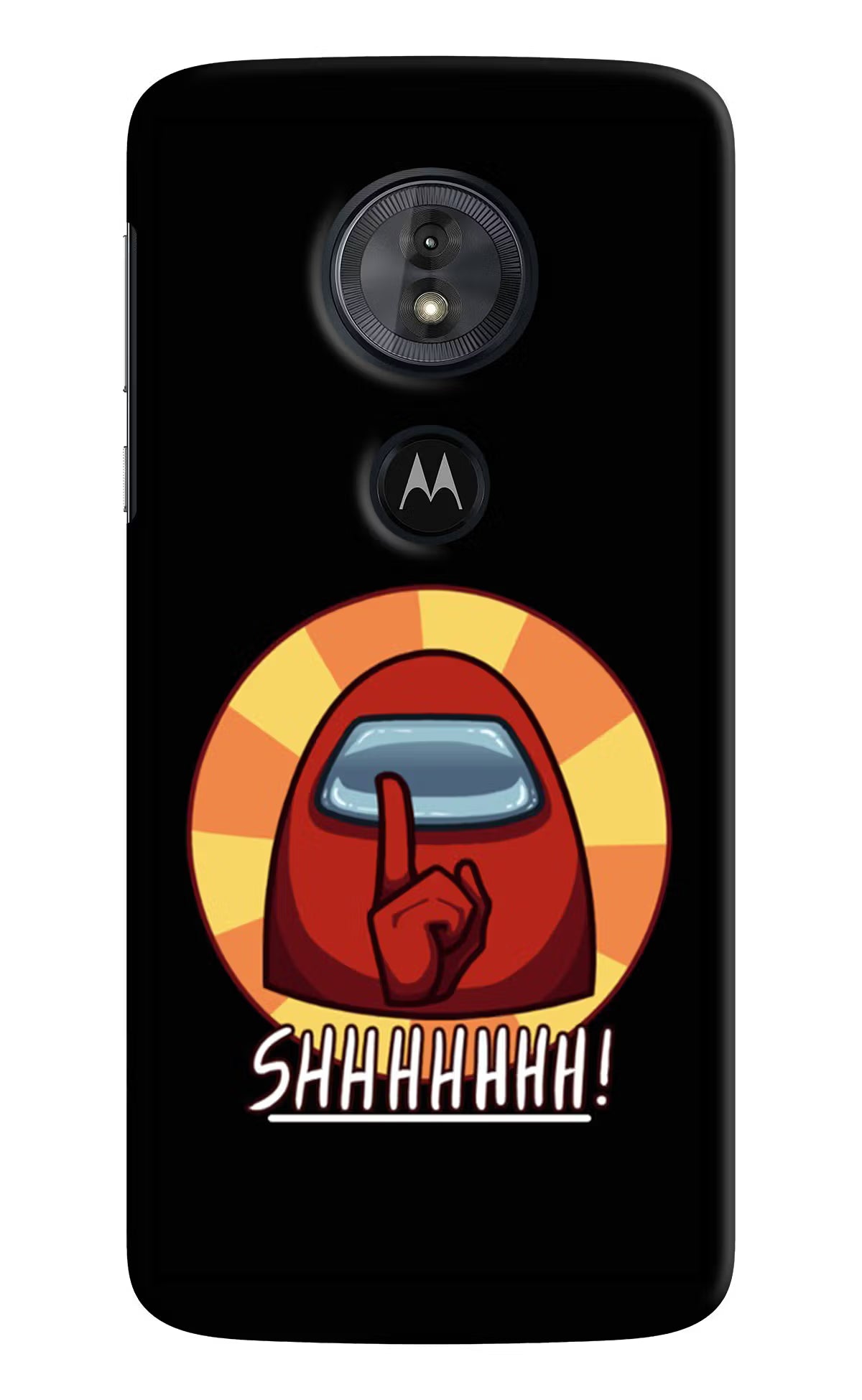 Among Us Shhh! Moto G6 Play Hard Case Back Cover by Casekaro