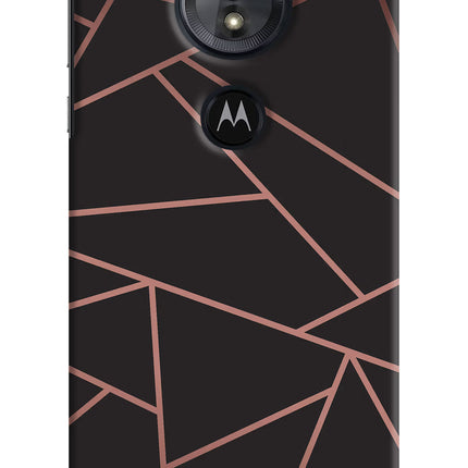Geometric Pattern Moto G6 Play Hard Case Back Cover by Casekaro