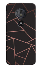 Geometric Pattern Moto G6 Play Hard Case Back Cover by Casekaro