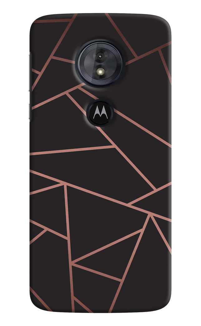 Geometric Pattern Moto G6 Play Hard Case Back Cover by Casekaro