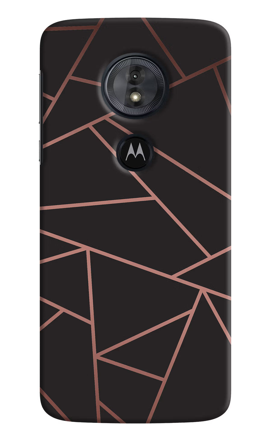 Geometric Pattern Moto G6 Play Back Cover, Hard case