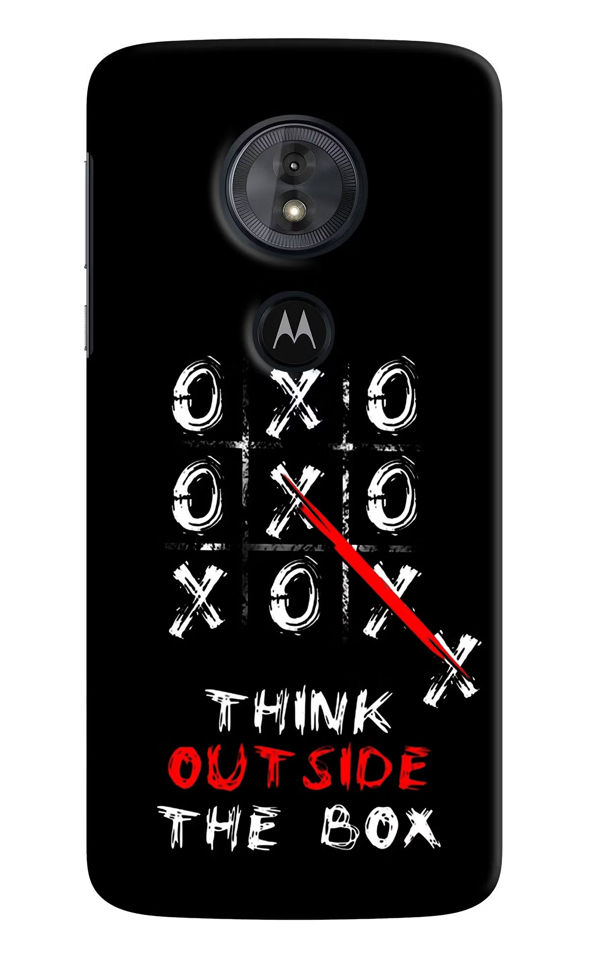 Think out of the BOX Moto G6 Play Hard Case Back Cover by Casekaro