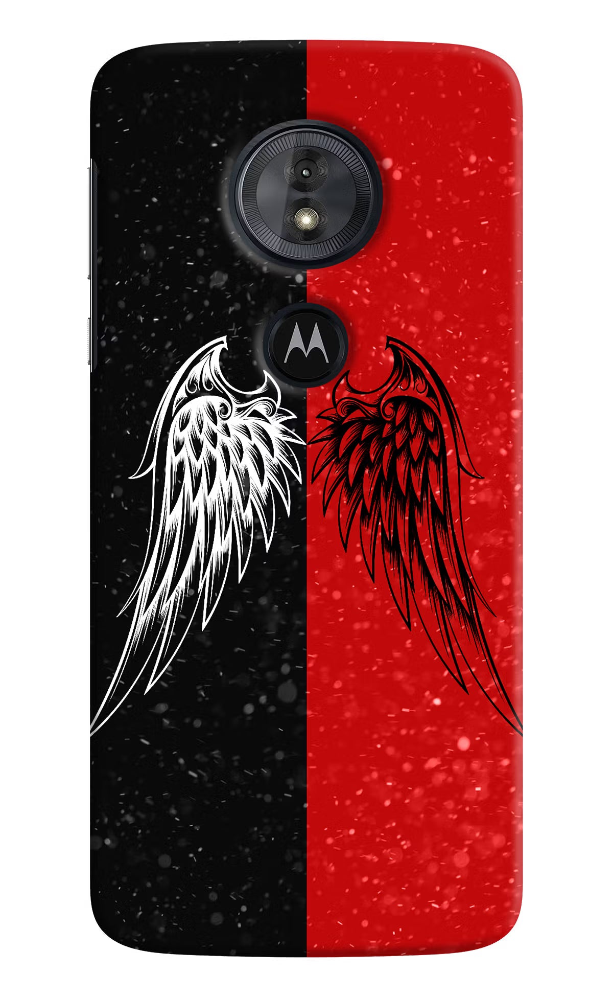 Wings Moto G6 Play Hard Case Back Cover by Casekaro