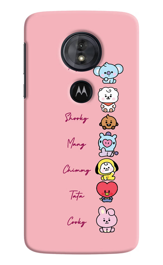 BTS names Moto G6 Play Hard Case Back Cover by Casekaro