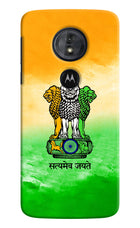 Satyamev Jayate Flag Moto G6 Play Hard Case Back Cover by Casekaro