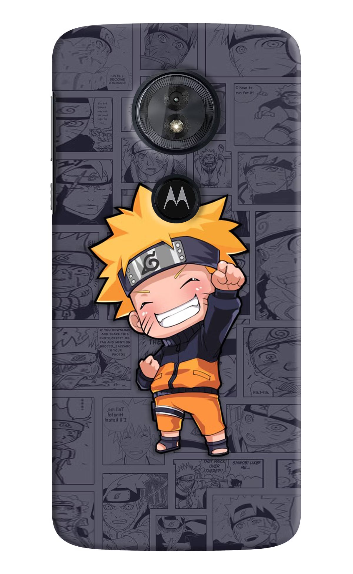 Chota Naruto Moto G6 Play Hard Case Back Cover by Casekaro