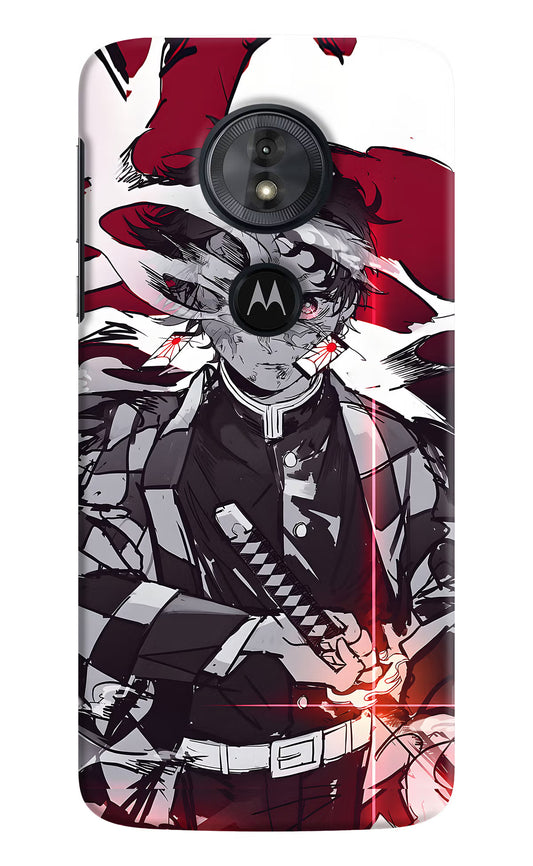 Demon Slayer Moto G6 Play Hard Case Back Cover by Casekaro