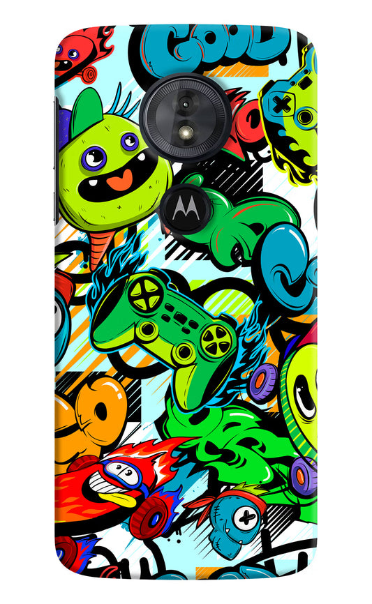 Game Doodle Moto G6 Play Hard Case Back Cover by Casekaro