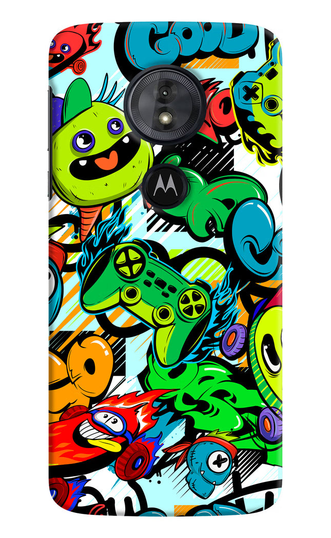 Game Doodle Moto G6 Play Hard Case Back Cover by Casekaro