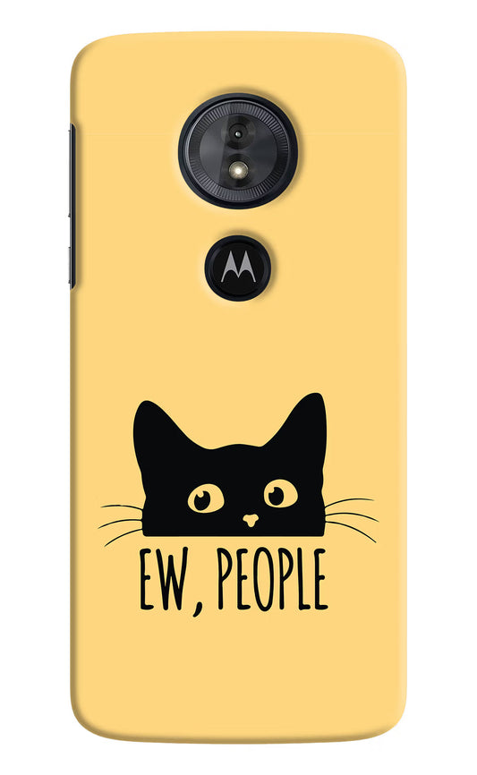 Ew People Catitude Moto G6 Play Hard Case Back Cover by Casekaro