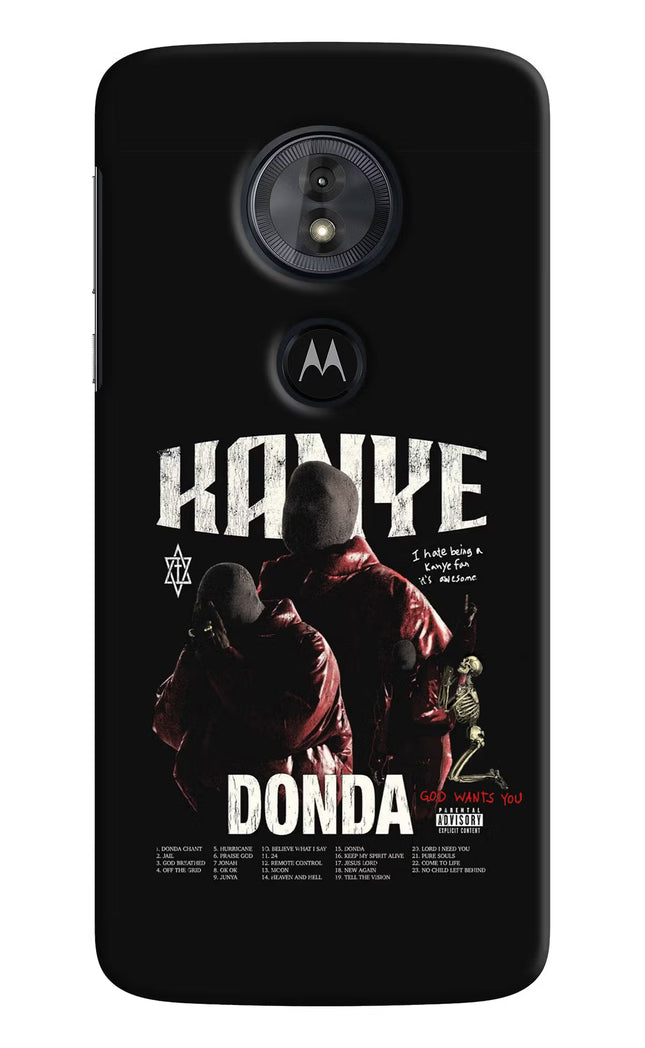 Donda Kanye West Moto G6 Play Hard Case Back Cover by Casekaro