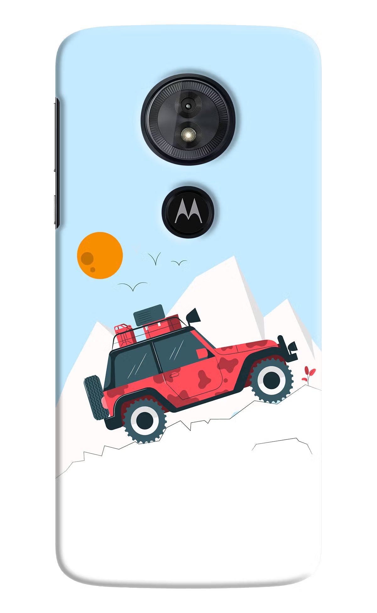 Mountain Trail Beast Moto G6 Play Hard Case Back Cover by Casekaro
