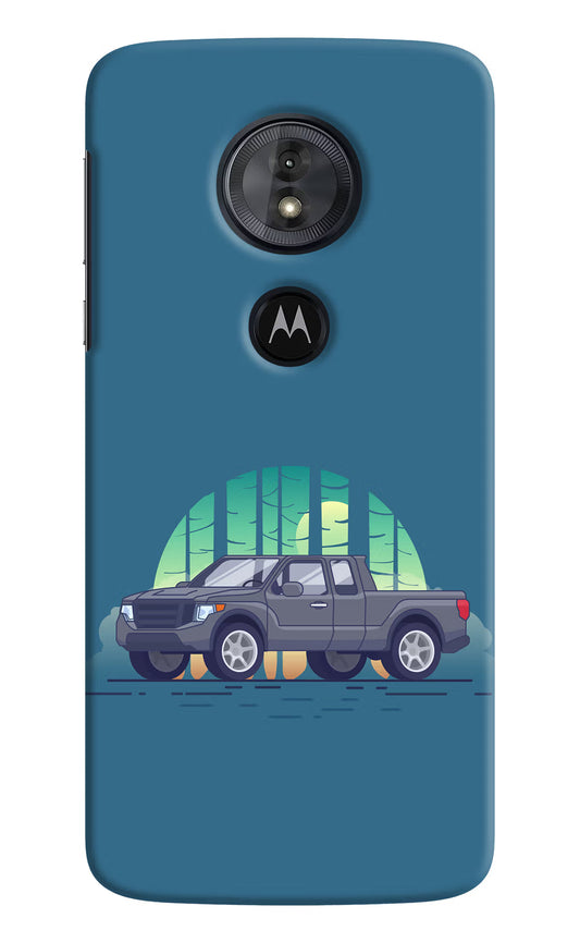 Retro Garage Vibe Moto G6 Play Hard Case Back Cover by Casekaro