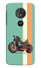 Striped Moto Drift Moto G6 Play Hard Case Back Cover by Casekaro