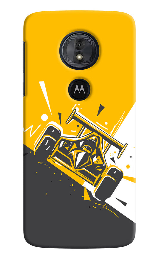 Track King Moto G6 Play Hard Case Back Cover by Casekaro
