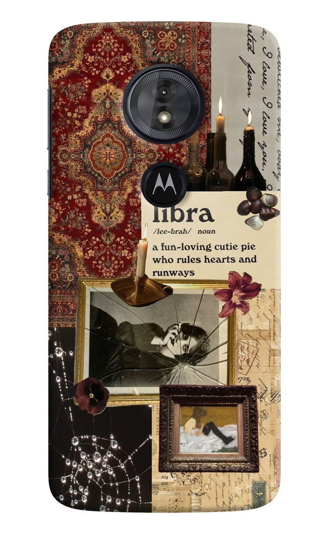 Libra Zodiac Moto G6 Play Hard Case Back Cover by Casekaro