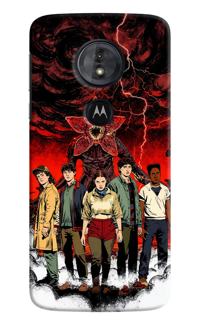 Ordinary Things Characters Moto G6 Play Hard Case Back Cover by Casekaro