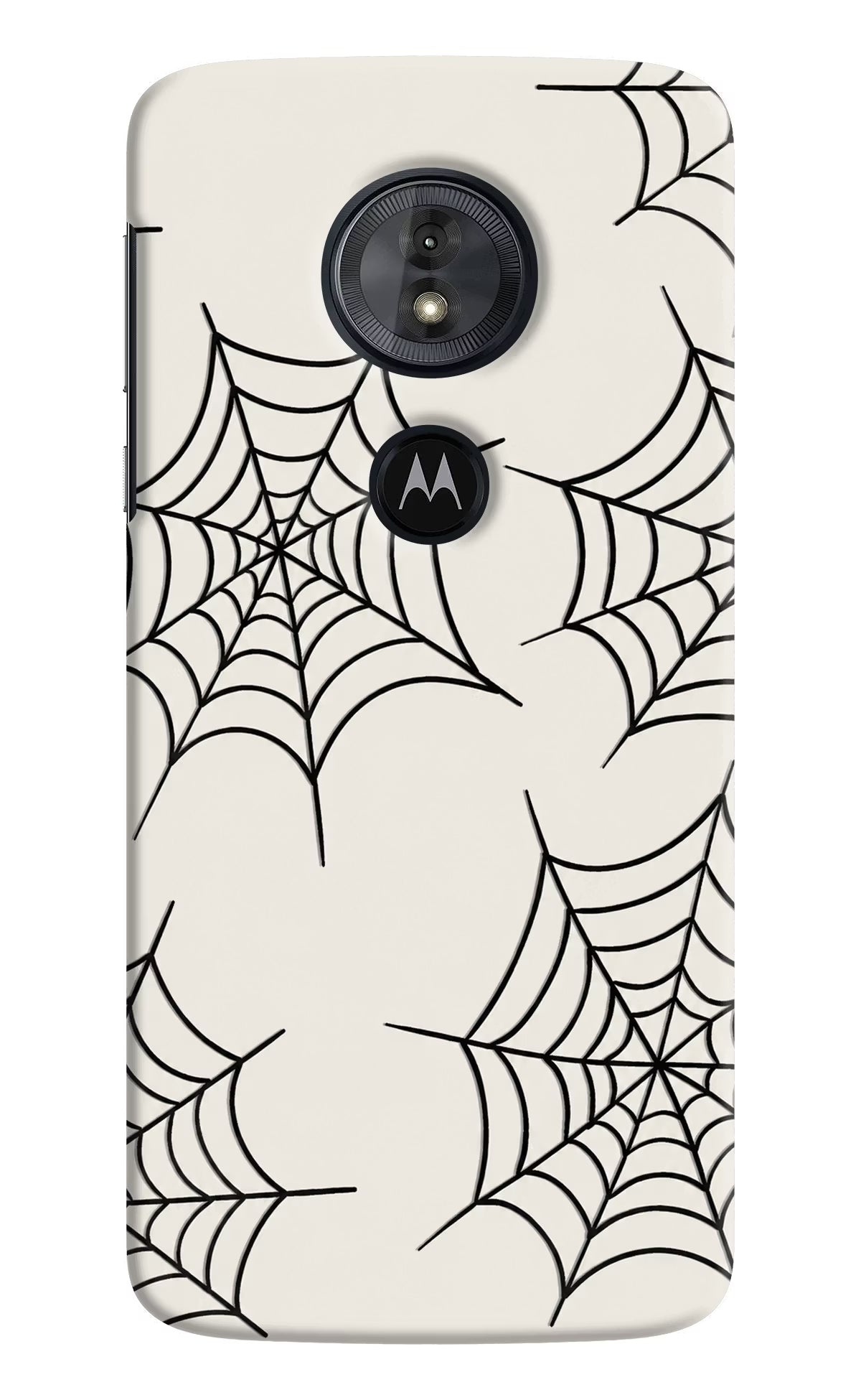 Spider Web Moto G6 Play Hard Case Back Cover by Casekaro