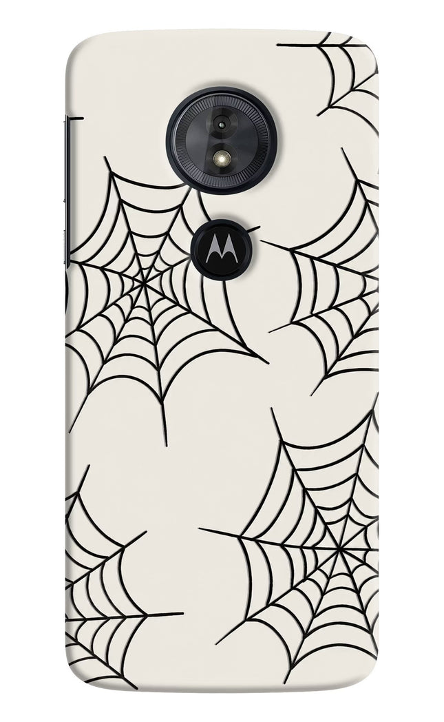 Spider Web Moto G6 Play Hard Case Back Cover by Casekaro