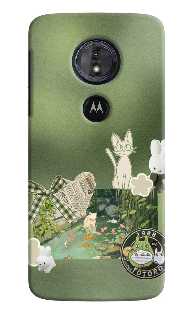 Aesthetic anime Moto G6 Play Hard Case Back Cover by Casekaro