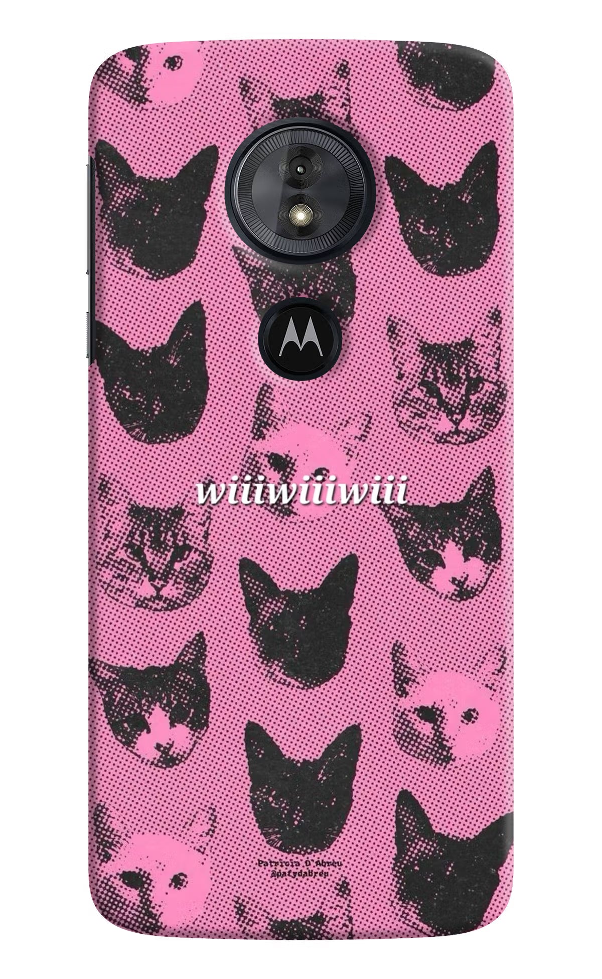 Pink Cats Moto G6 Play Back Cover