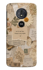 Vintage case Moto G6 Play Hard Case Back Cover by Casekaro