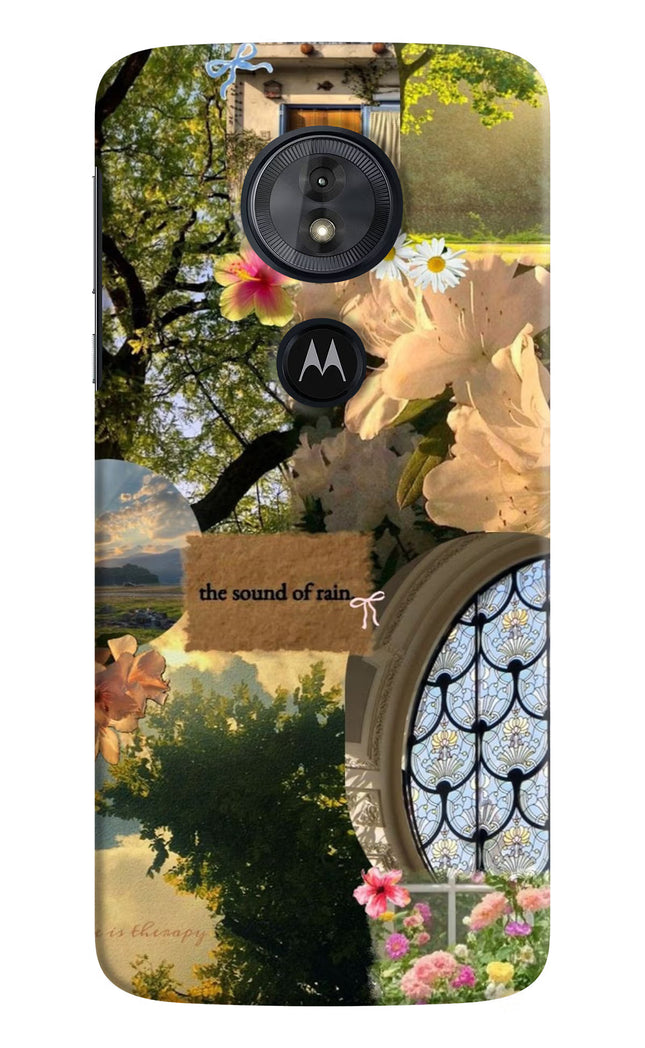 Rain Moto G6 Play Hard Case Back Cover by Casekaro
