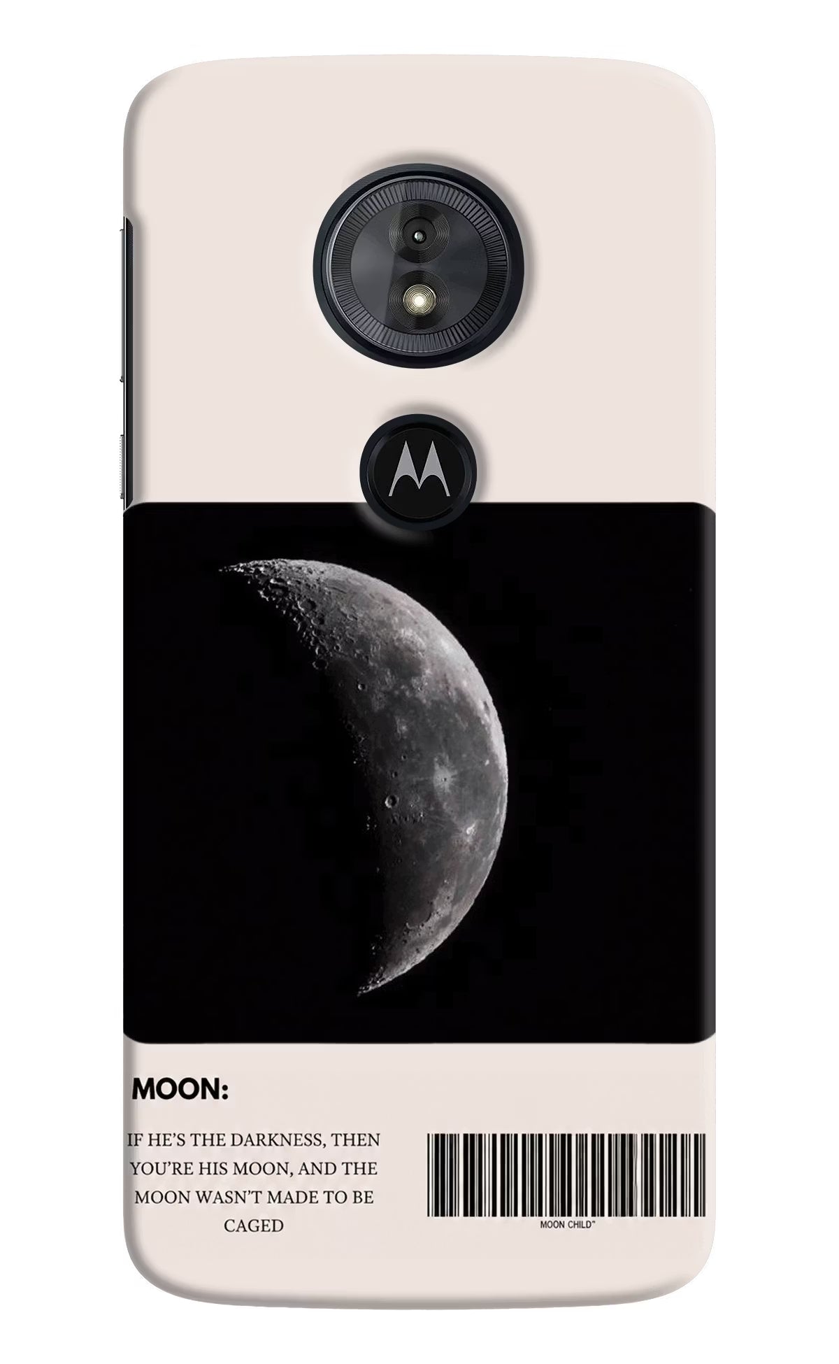 Moon Phase Moto G6 Play Back Cover
