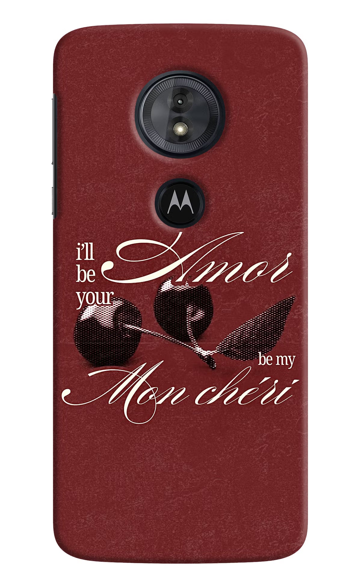 Velvet Cherry Moto G6 Play Back Cover