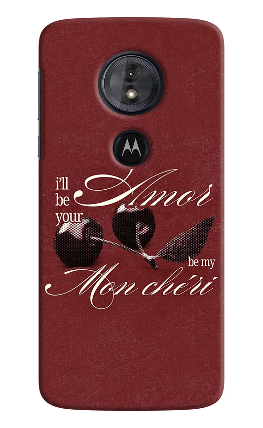 Velvet Cherry Moto G6 Play Back Cover