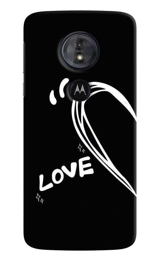 Love Line Moto G6 Play Hard Case Back Cover by Casekaro