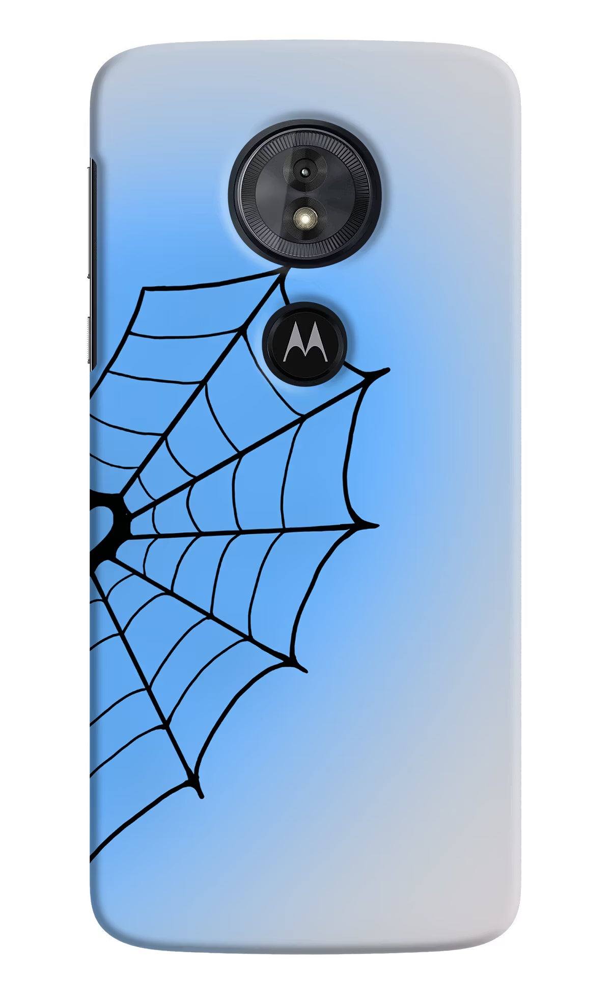 Blue Web Moto G6 Play Back Cover
