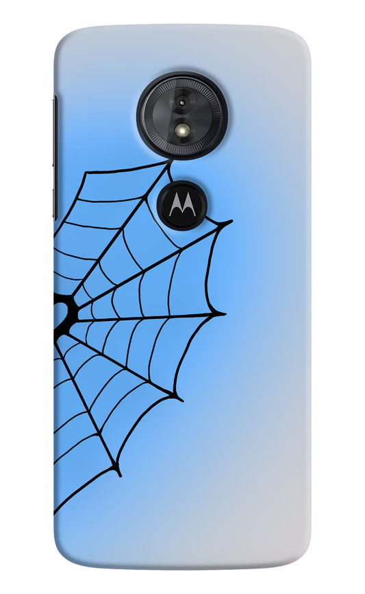 Blue Web Moto G6 Play Hard Case Back Cover by Casekaro
