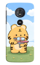 Tiger Treat Moto G6 Play Hard Case Back Cover by Casekaro