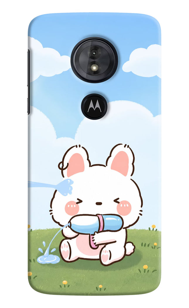 Bunny Treat Moto G6 Play Hard Case Back Cover by Casekaro