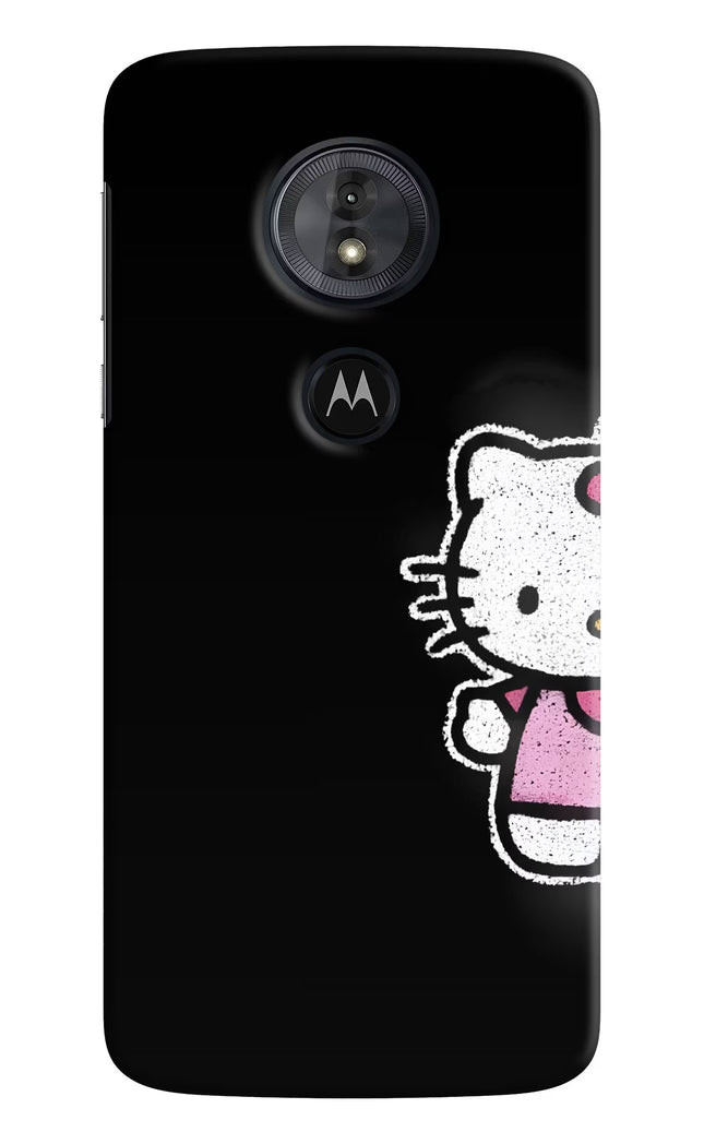 Kitty Charm Moto G6 Play Hard Case Back Cover by Casekaro