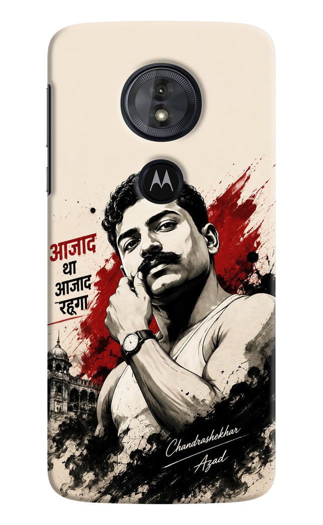 Chandrashekhar Azad Fearless Moto G6 Play Hard Case Back Cover by Casekaro