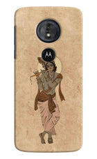 Krishna Moto G6 Play Hard Case Back Cover by Casekaro