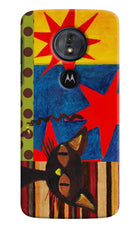 Pop Cat Moto G6 Play Hard Case Back Cover by Casekaro