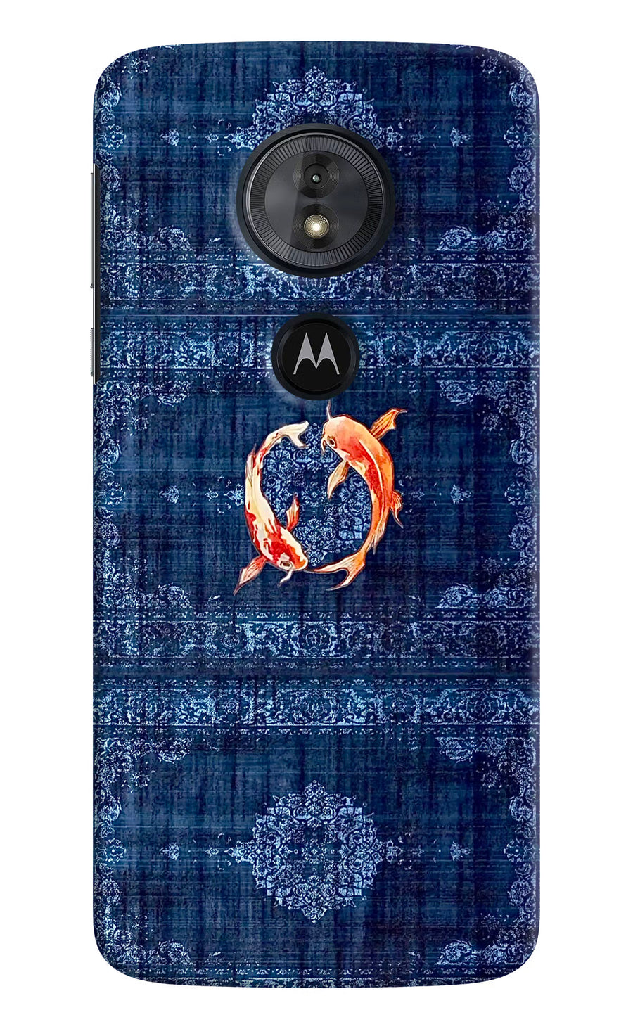Koi Blue Moto G6 Play Back Cover, Hard case