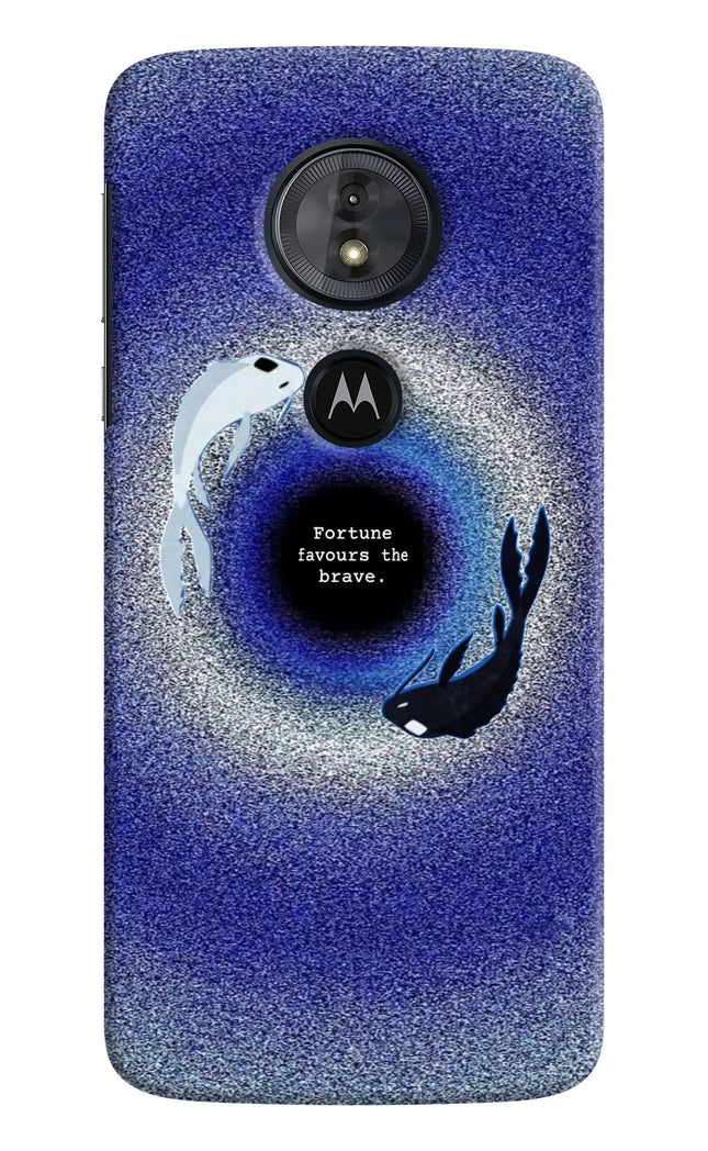 Dark Koi Moto G6 Play Hard Case Back Cover by Casekaro
