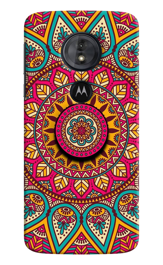 Mandala Moto G6 Play Pop Case by Casekaro