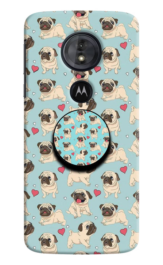 Pug Dog Moto G6 Play Pop Case by Casekaro
